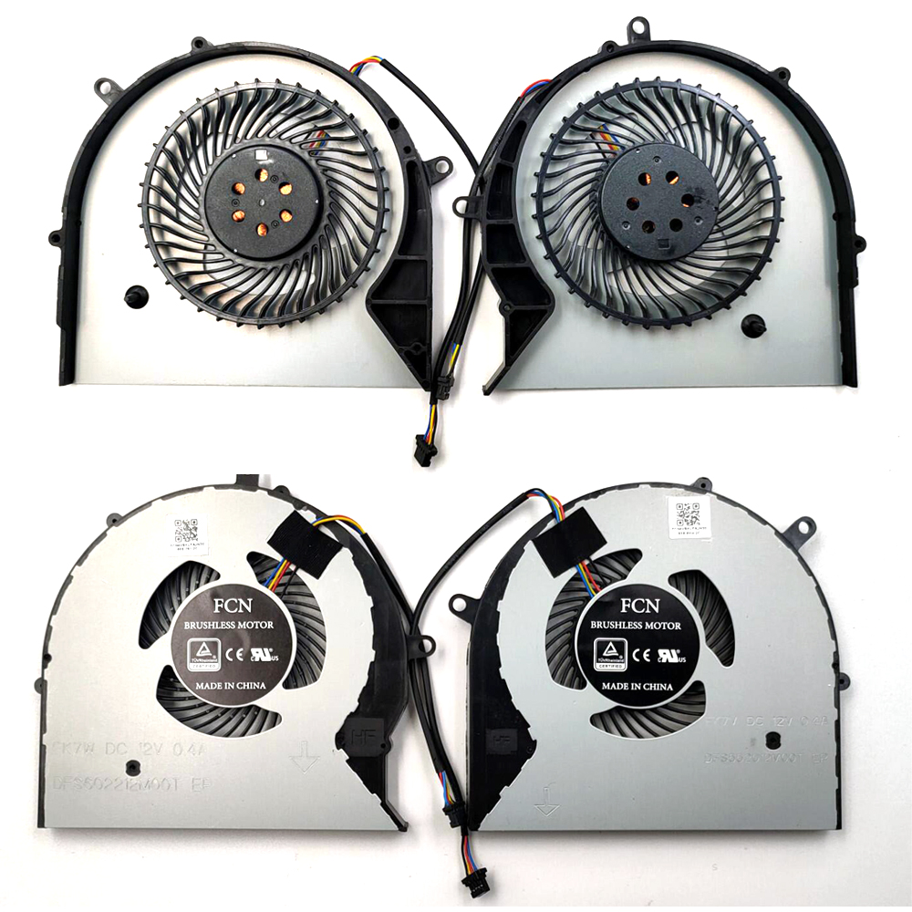 New Asus FX63V FX63VM FX63VM7300 FX63VM7700 FZ63VD FZ63VM CPU & GPU Cooling Fan